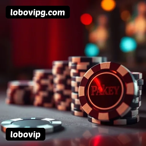 App lobovip para iOS e Android — interface mobile, login biométrico e PIX integrado